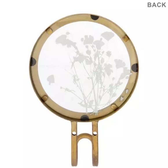 (2) Purple Flowers Metal Wall Hook - Picture 4 of 4